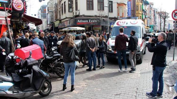 Beşiktaşta döner ustası dehşet saçtı Tartıştığı müşteriyi yaraladı