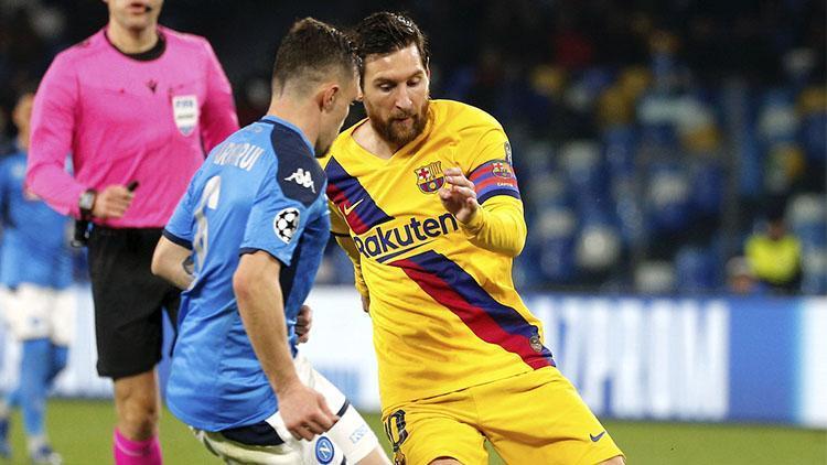 Futbolun zirvesine koronavirüs engeli Barcelona- Napoli maçı tehlikede