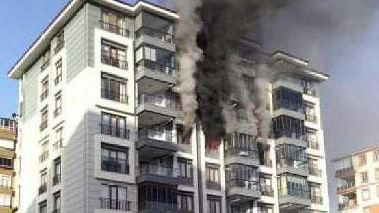 Edirne’de yanan apartman dairesi, kullanılamaz hale geldi