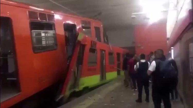 Meksika’da feci metro kazası: 1 ölü, 45 yaralı
