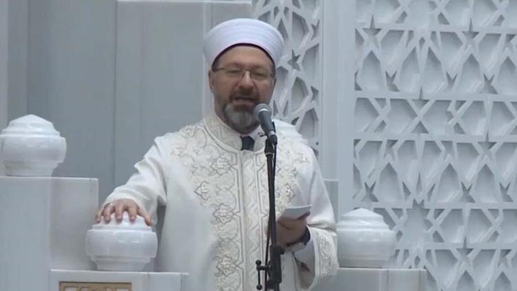 Diyanet İşleri Başkanı Ali Erbaş: Tokalaşmadan, gönül selamı verelim