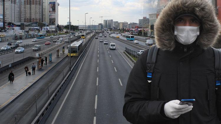 İstanbulda yollar ve duraklar boş ‘Bu durak ilk defa böyle…’