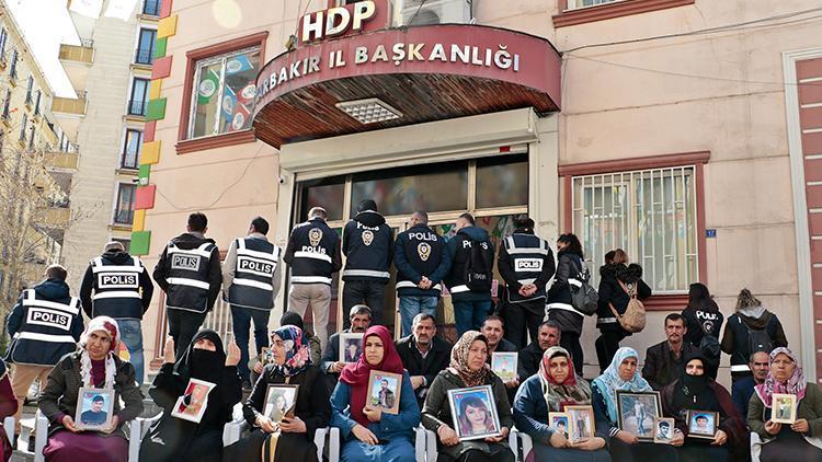 Diyarbakırda HDP önündeki eylemde 201inci gün; aile sayısı 134 oldu