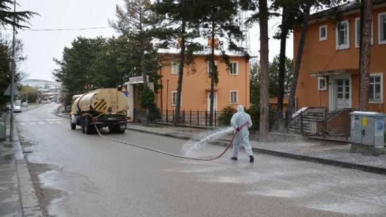 Kalecikte koronavirüs temizliği