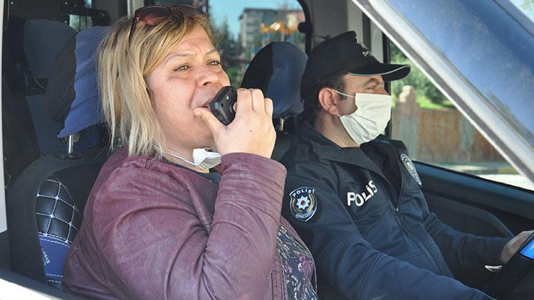 Polis, sokaklarda megafonla uyarı anonsu yaptı