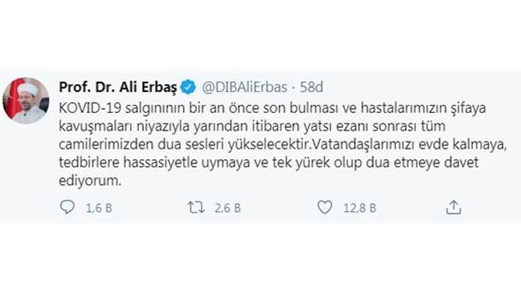 Minarelerden dua sesleri yükselecek