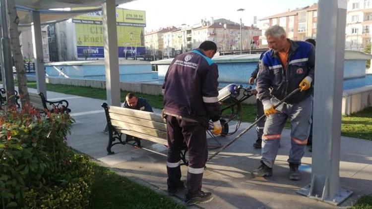 Sincan’da banklar kaldırıldı