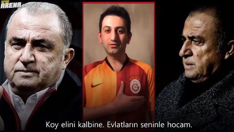 Galatasaraylı taraftarlardan Fatih Terime duygusal mesaj