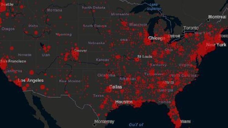 ABD’de Corona Virüsten ölenlerin sayısı bini geçti