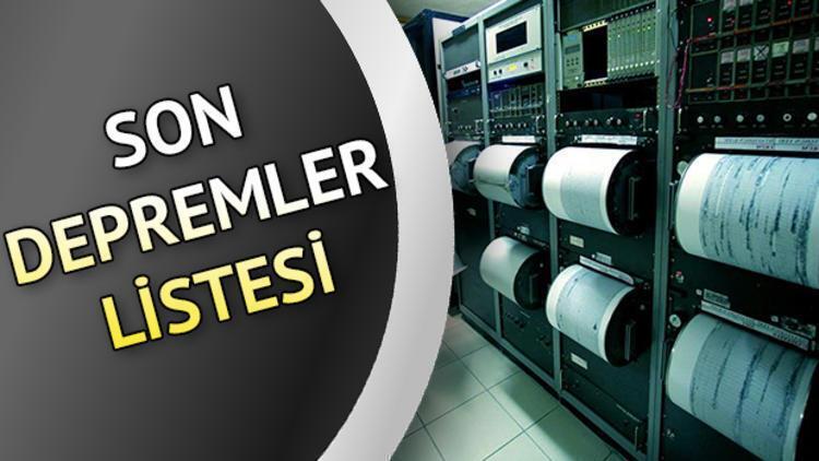 En son nerede deprem oldu 28 Mart en son depremler listesi