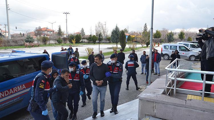 Ahırdan büyükbaş hayvan çalan 7 kişi tutuklandı