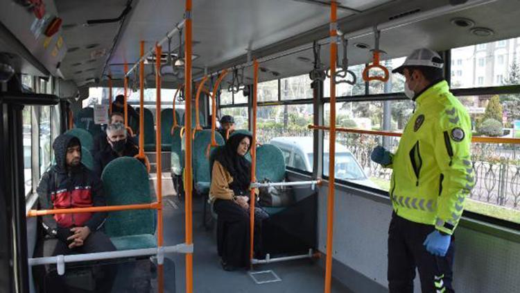 İstanbulda toplu taşıma araçlarına koronavirüs denetimi