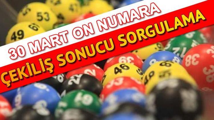 On Numara sonuçları ilan edildi: 1 kişi büyük ikramiyeyi kazandı - MPİ 30 Mart On Numara çekiliş sonuçları sorgulama sayfası