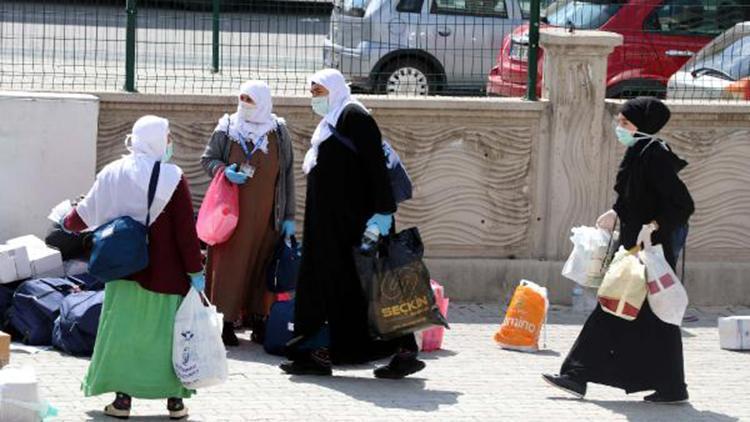 Kayseride umreden dönenler tahliye edildi