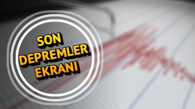 Canlı son depremler listesi 5 Nisan 2020: En son nerede deprem oldu Deprem mi oldu