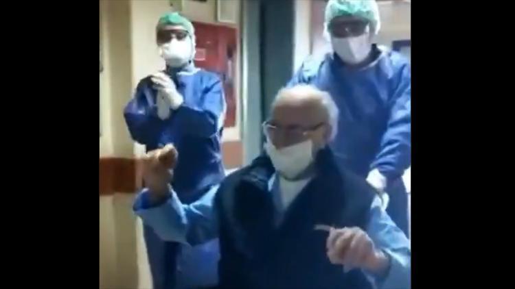 Yer İzmir... 95 yaşındaki hasta koronavirüsü yendi