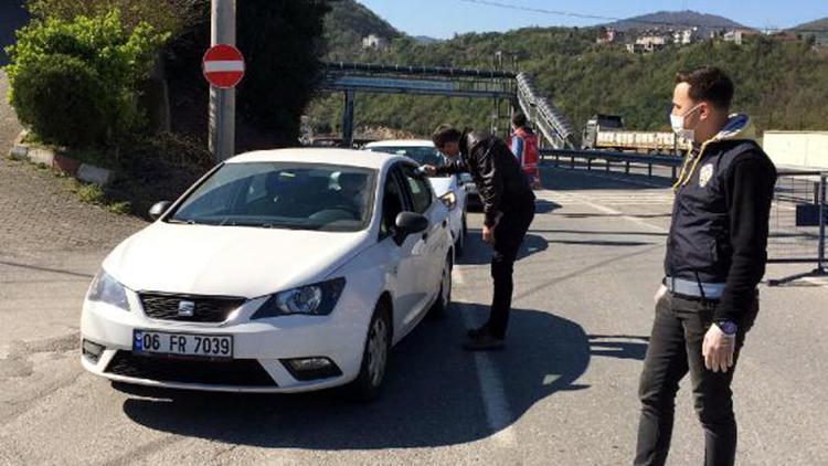 Zonguldakta il ve ilçe sınırlarında denetimler sürüyor