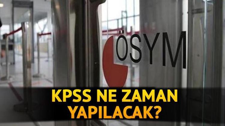 KPSS 2020 ne zaman yapılacak KPSS lisans, ön lisans başvuru tarihleri açıklandı mı