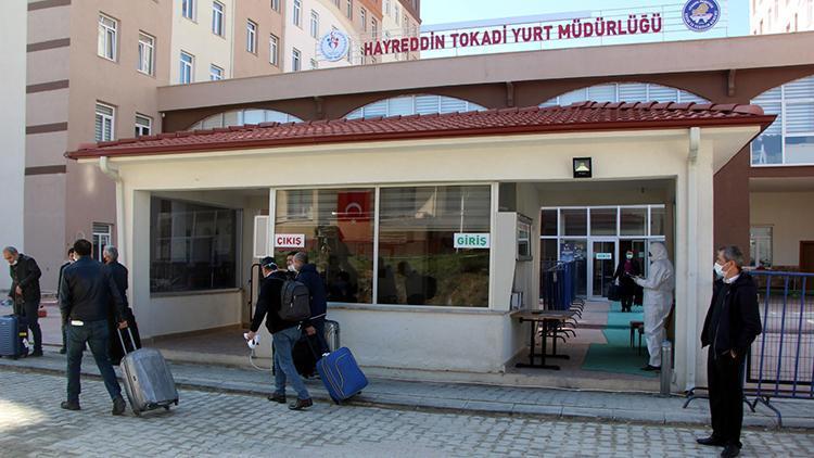 Boluda karantina yurdundaki son 250 kişi de evlerine gönderildi