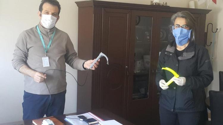 Bornova BİLSEMde üretilen video laringoskop sağlık çalışanlarına teslim edildi