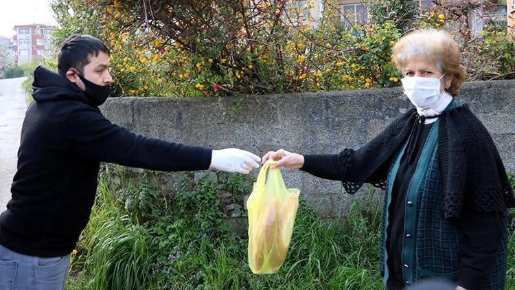 Zonguldakta mahallelerde ekmek satışı başladı