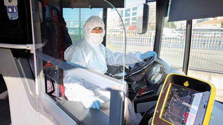 Metrobüs şoförleri tulum giyecek