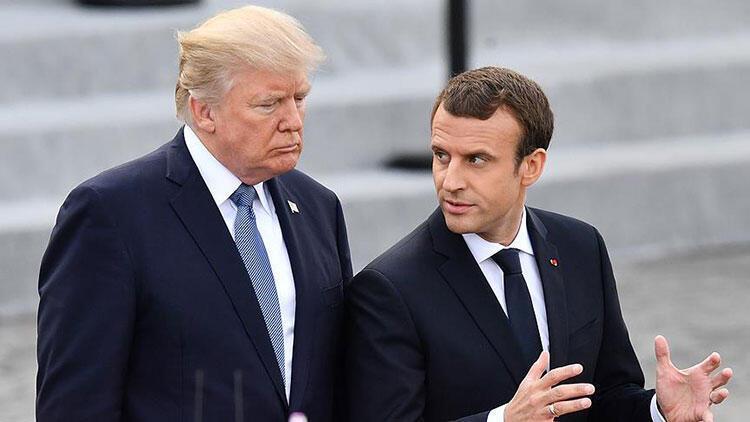 Trump ve Macron telefonda Kovid-19u görüştü