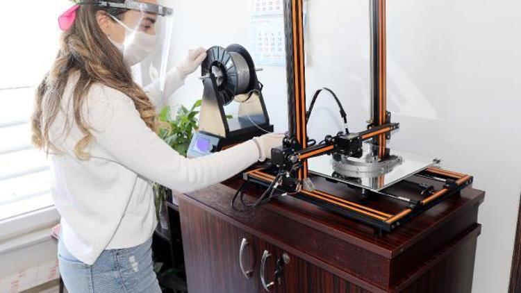 Mudanya Belediyesi 3D yazıcıyla maske üretimine başladı