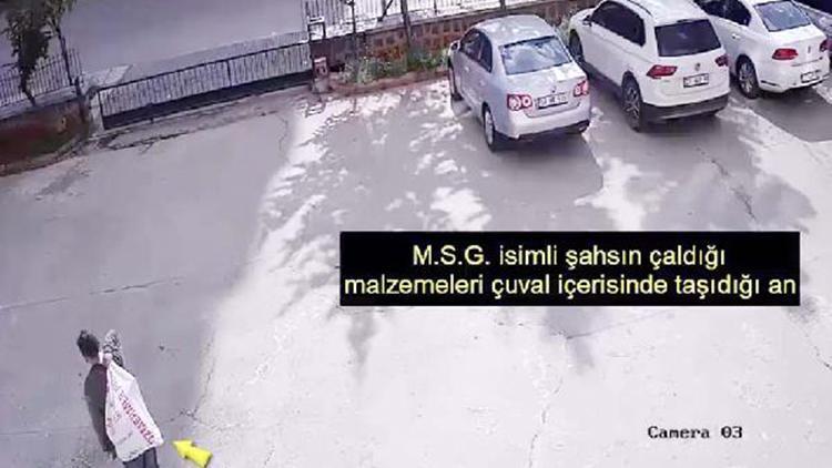 Güvenlik kamerasından tespit edilen 3 hırsızlık şüphelisi tutuklandı