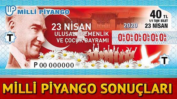 Milli Piyango (MPİ) bilet sorgulama ekranı - Milli Piyango sonuçları 23 Nisan özel çekilişi sıralı tam liste