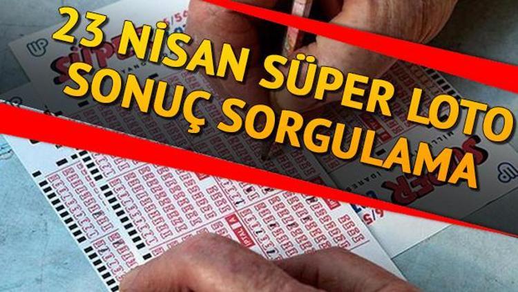 23 Nisan Süper Loto çekilişi sonuçları ilan edildi - MPİ Süper Loto sonuçları sorgulama ekranı (4 milyon devretti)