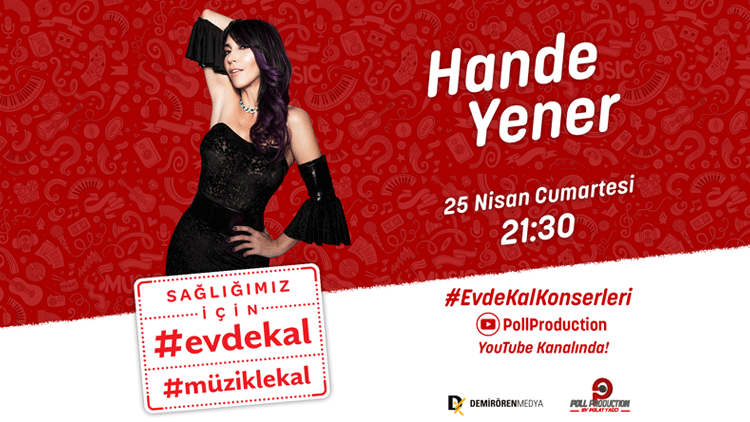 Sahne şovları ve danslarıyla Hande Yener’den konser şöleni