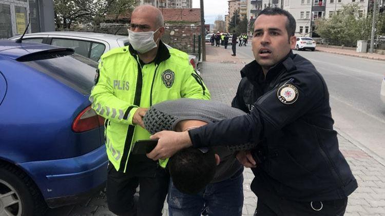 Kayseride polisin dur ihtarına uymayan kişi kovalamaca sonucu yakalandı