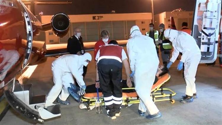 Rusyada ameliyat edilmedi Türk genci ambulans uçakla yurda getirildi