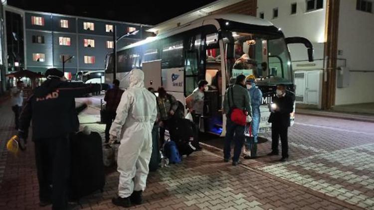 Çorumda karantina süreleri dolan 314 kişi evlerine gönderildi