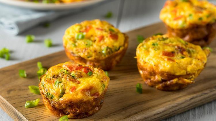 Sahura doyurucu bir öneri: Yumurtalı muffin