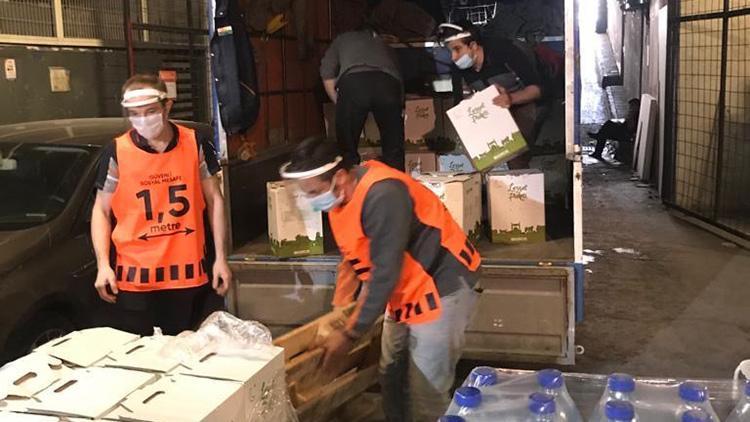 Beşiktaşlı Denizciler Grubundan tesis çalışanlarına ramazan desteği