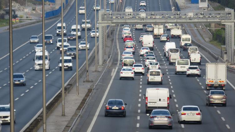 Fatih Sultan Mehmet Köprüsünde trafik yoğunluğu