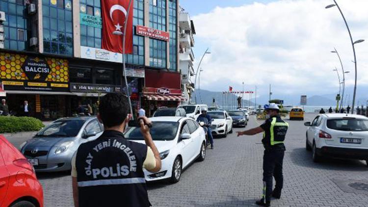 Polisin maske denetiminde, 1 saatte 23 sürücüye ceza