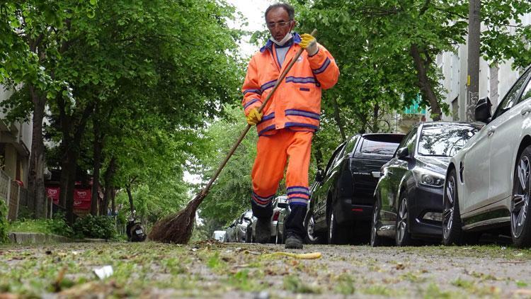 Herkes evde kaldı, Avcılarda sokaklardaki yollar yeşerdi