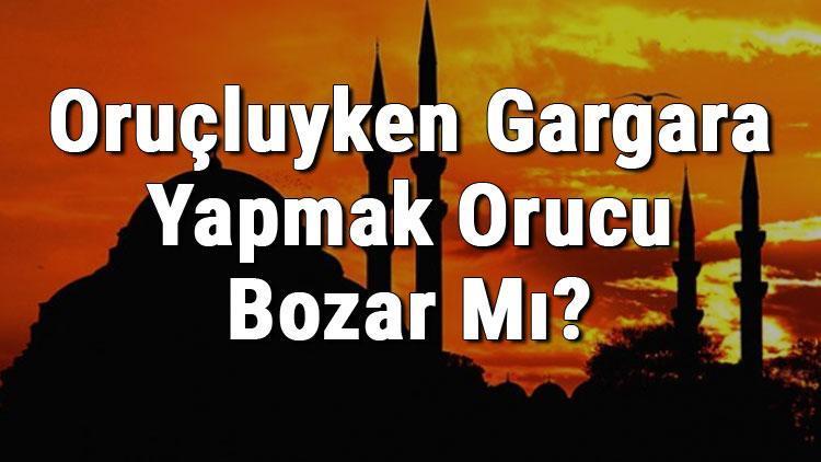 Oruçluyken Gargara Yapmak Orucu Bozar Mı Kaza Gerekir Mi (Diyanet Cevabı)