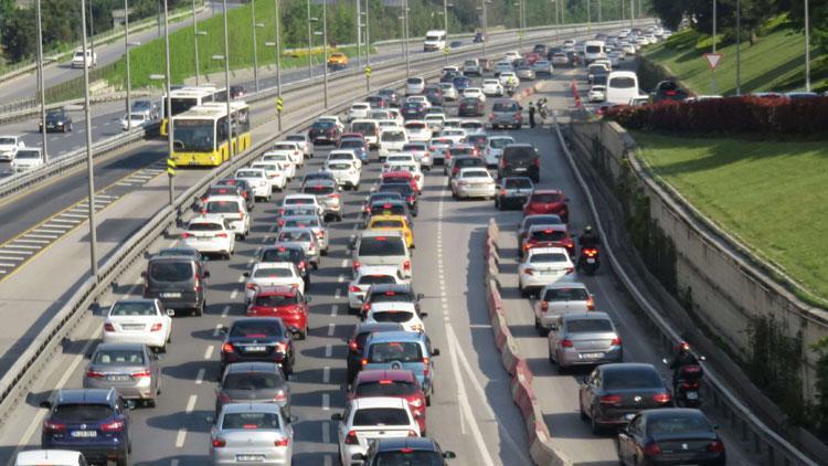 15 Temmuz Şehitler Köprüsünde trafik yoğunluğu