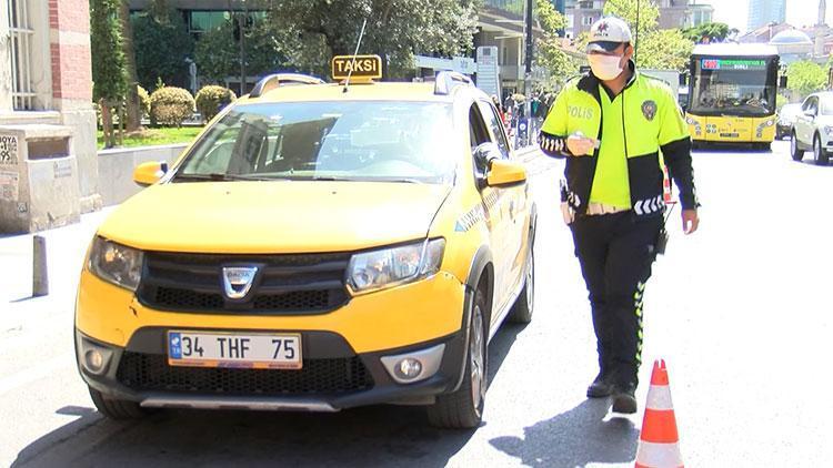 Şişlide taksilerde koronavirüs denetimi