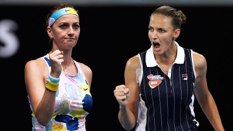 Kvitova ve Pliskova, koronavirüs mağdurları için korta çıkacak