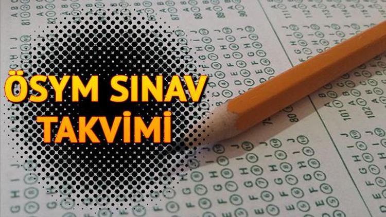 MSÜ 2020 sınavı ne zaman ÖSYM sınav takvimi