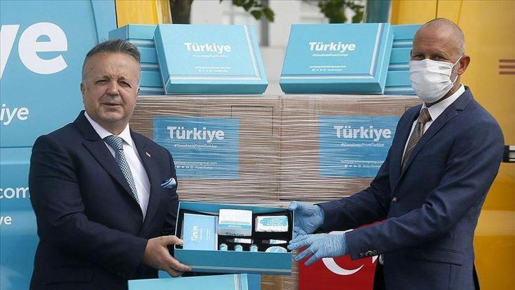 Türkiye Tanıtım Grubundan Made in Türkiye logolu hijyen kitli tanıtım