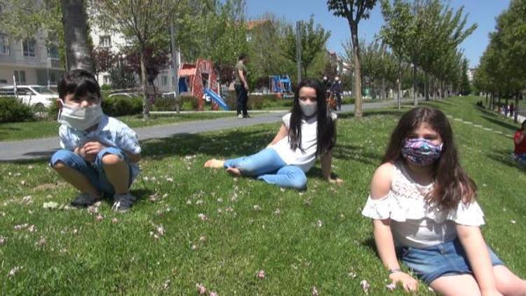 Kırşehirde çocukların sokak mutluluğu
