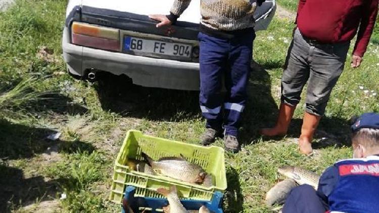 Kırşehirde kaçak balık avı denetimi