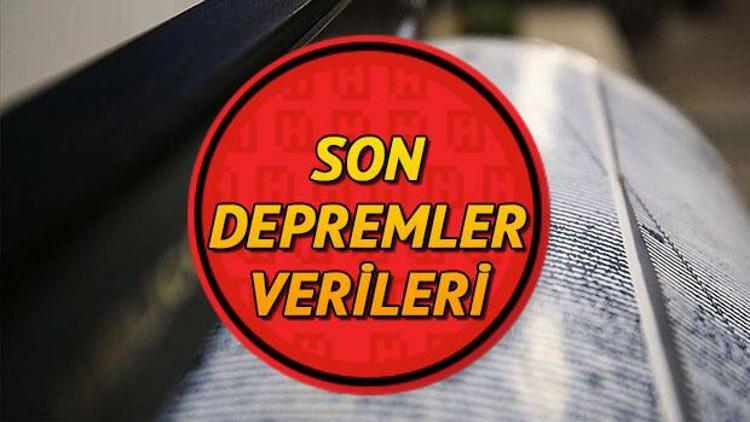 Deprem mi oldu, nerede deprem oldu Kandilli son dakika depremler listesi (15 Mayıs 2020)