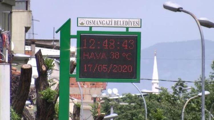 Bursada 75 yılın sıcak rekoru
